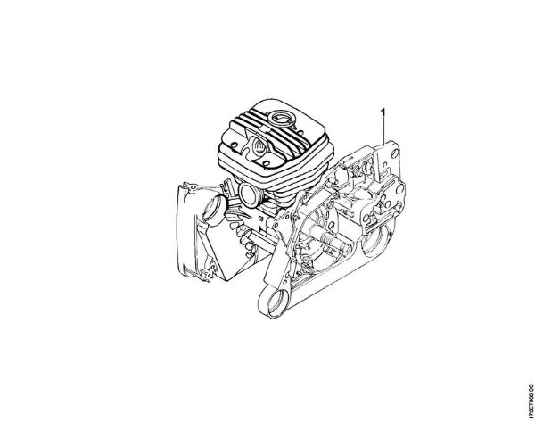 Motosierras de gasolina (MS) MS 650 Magnum BR Níºmero de máquinaÂ  de la marca Stihl
